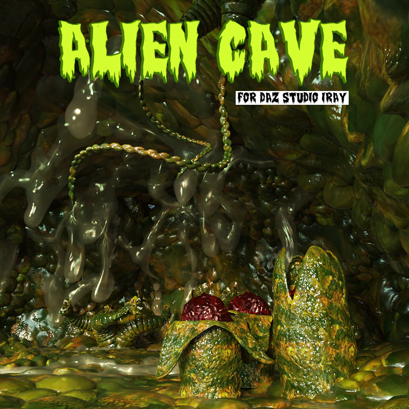 Alien Cave For Daz Studio Iray