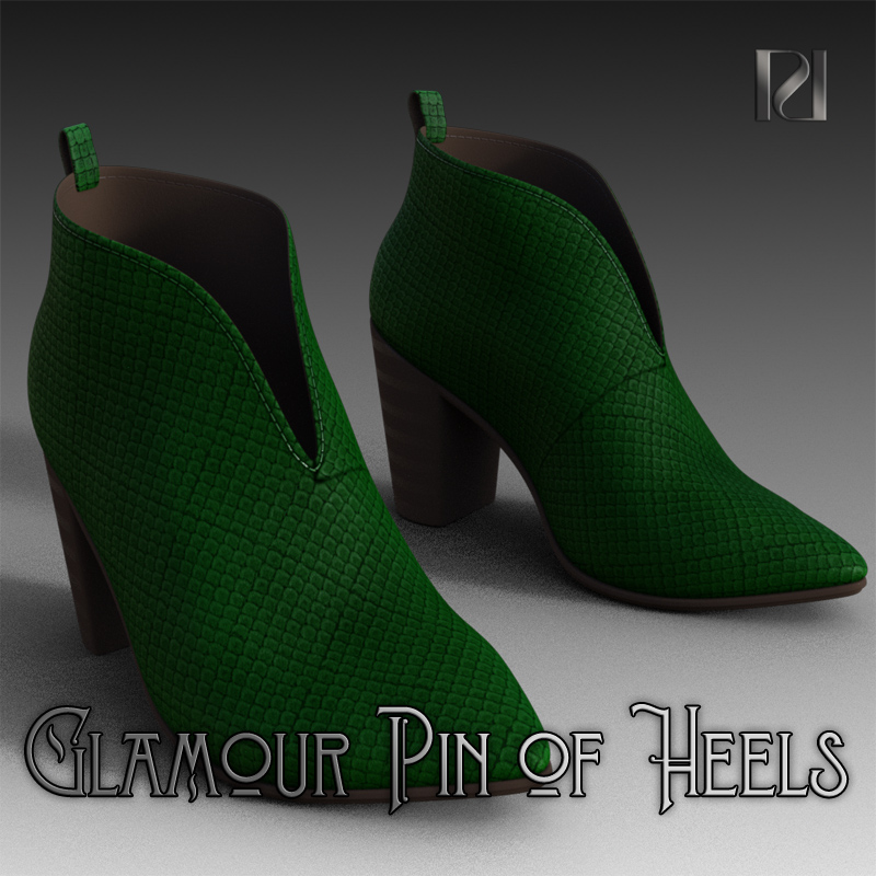 Glamour Pin of Heels 10