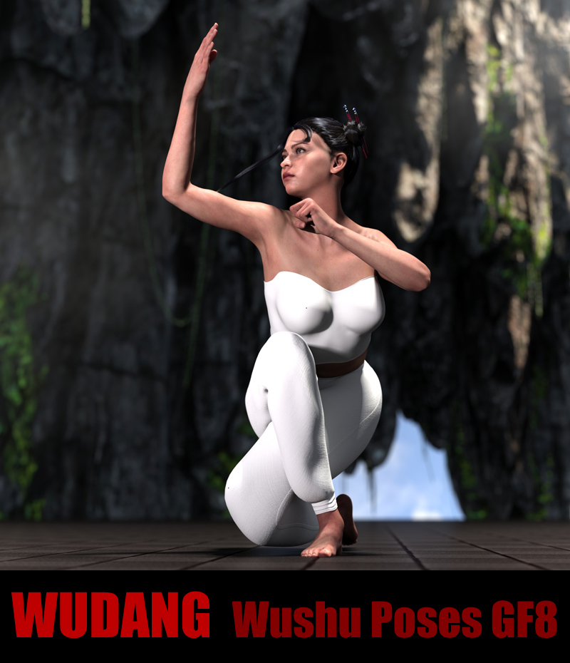 WUDANG Wushu poses for GF8 and GF8.1