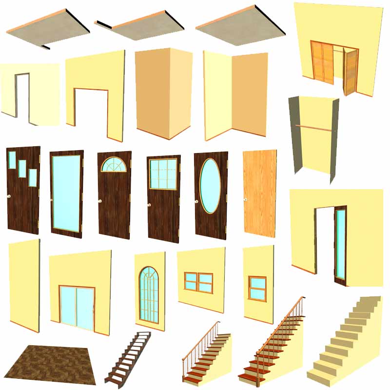 Dendras' Modern Interiors Construction Set Basic Pak