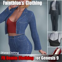 dForce FB Denim Clothing