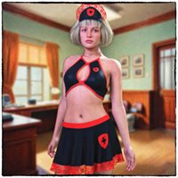 JMR dForce Ida Nurse Costume for G9F