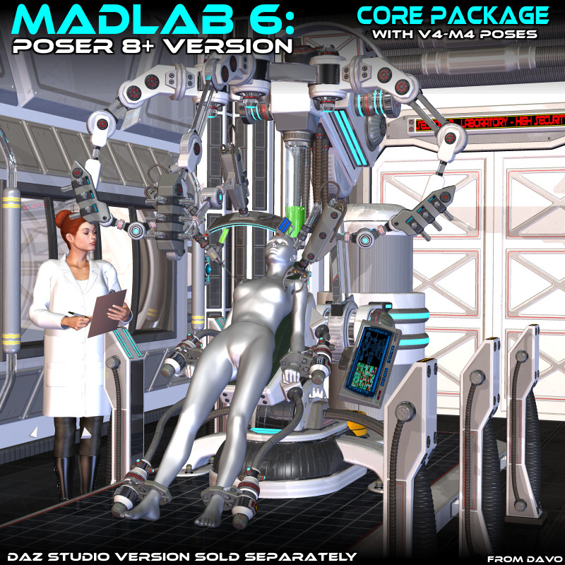 Madlab 6 "Core Package" For Poser 8+