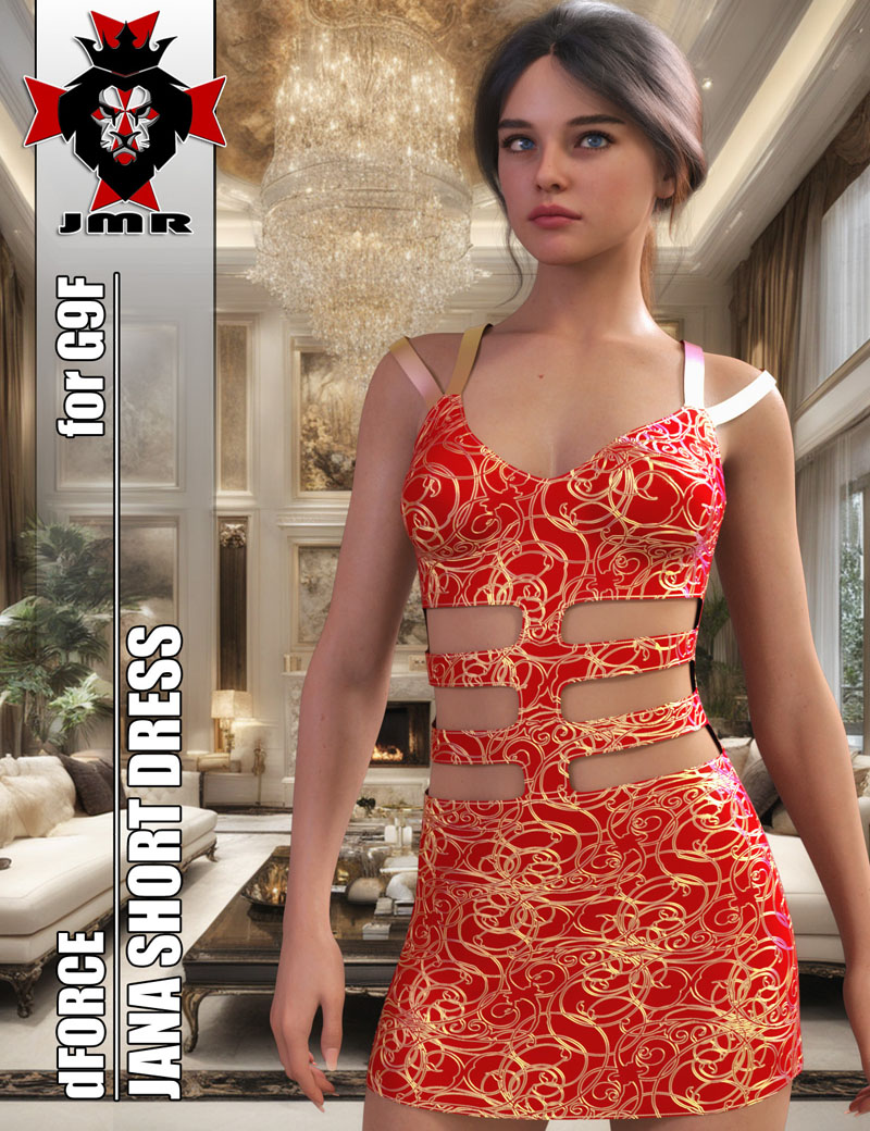 JMR dForce Jana Short Dress for G9F