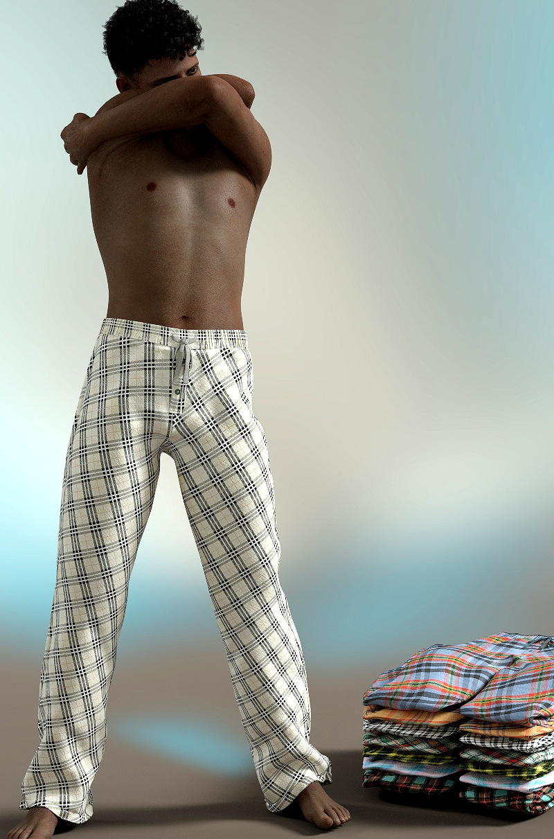 dForce Pajama Pants Tartan G8 Male