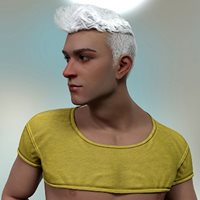 Crop Top 1 for Genesis 9 Male