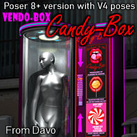 VendoBox "Candy-Box" For Poser