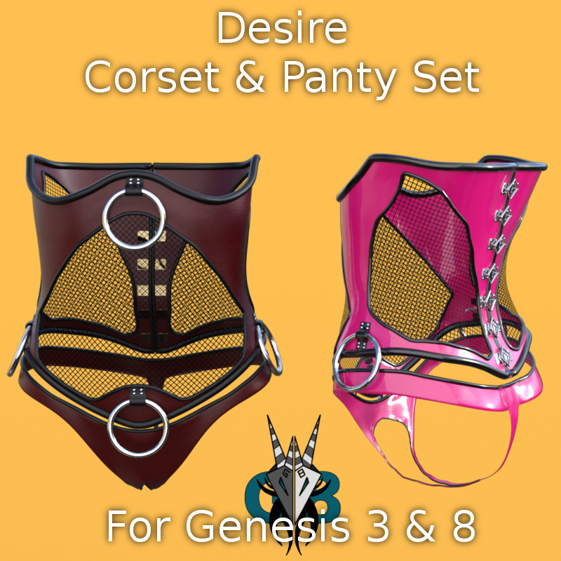 Desire - Corset & Panty Set