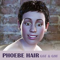 Phoebe Hair for G8F & G9