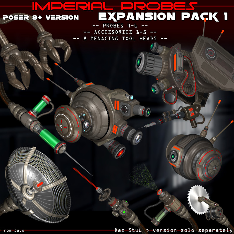 Imperial Probes "Expansion Pack 1" For P8+