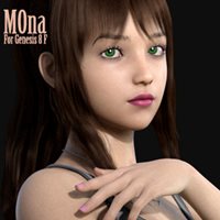 Mona For Genesis 8 Female