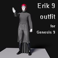 dForce Erik 9 Outfit for Genesis 9