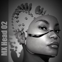 MX Head 02 - Prop for Genesis Female 8
