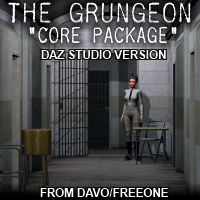 The Grungeon "Core Pack" For DazStudio