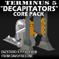 Terminus 5 "Decapitators Core Pack" For DazStudio