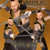 Triplonia Warrior Pose Set For G3M Triplonia Warrior Pose Set For G3M