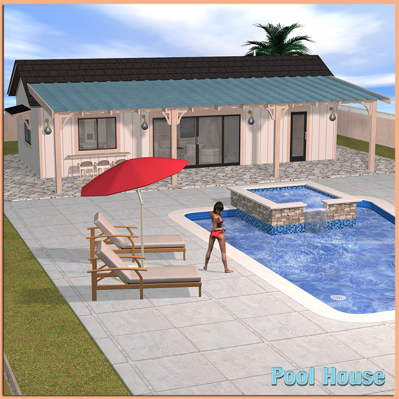 Pool House Set