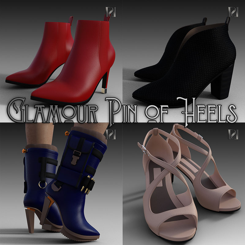 Glamour Pin Of Heels