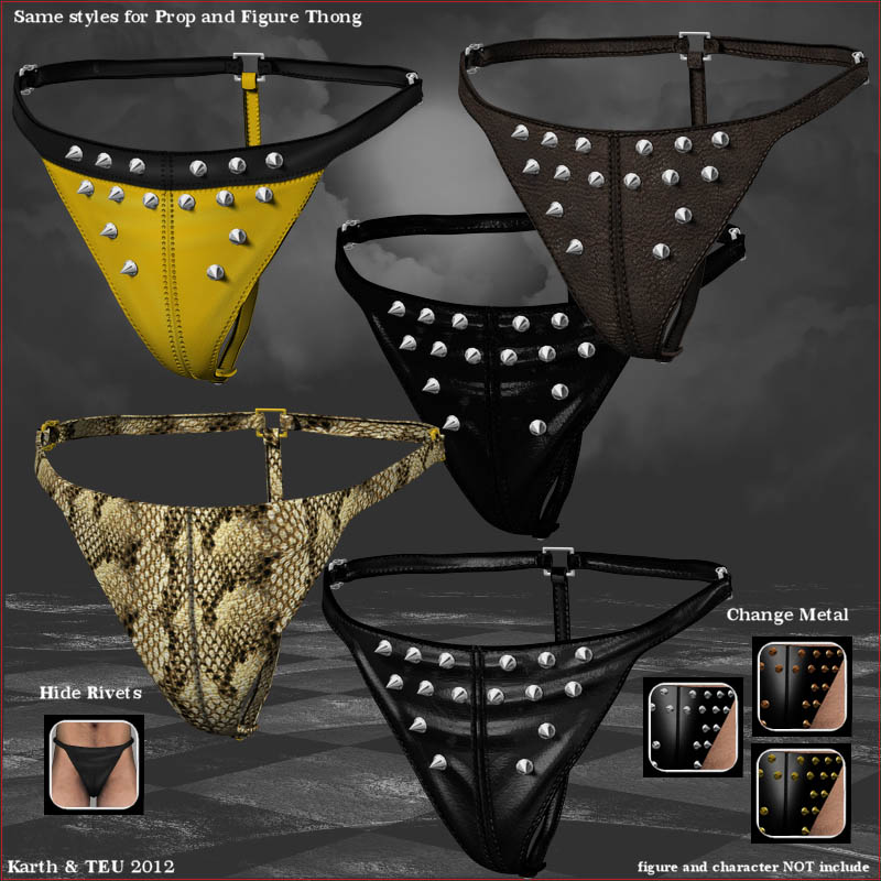 Nasty Rivet ZZThong for Genesis