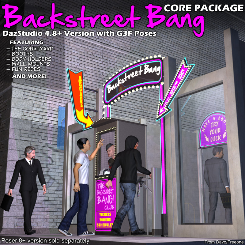 Backstreet Bang Core Package For DazStudio