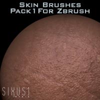 ArtDev Zbrush Assets - Custom Skin Brushes 1