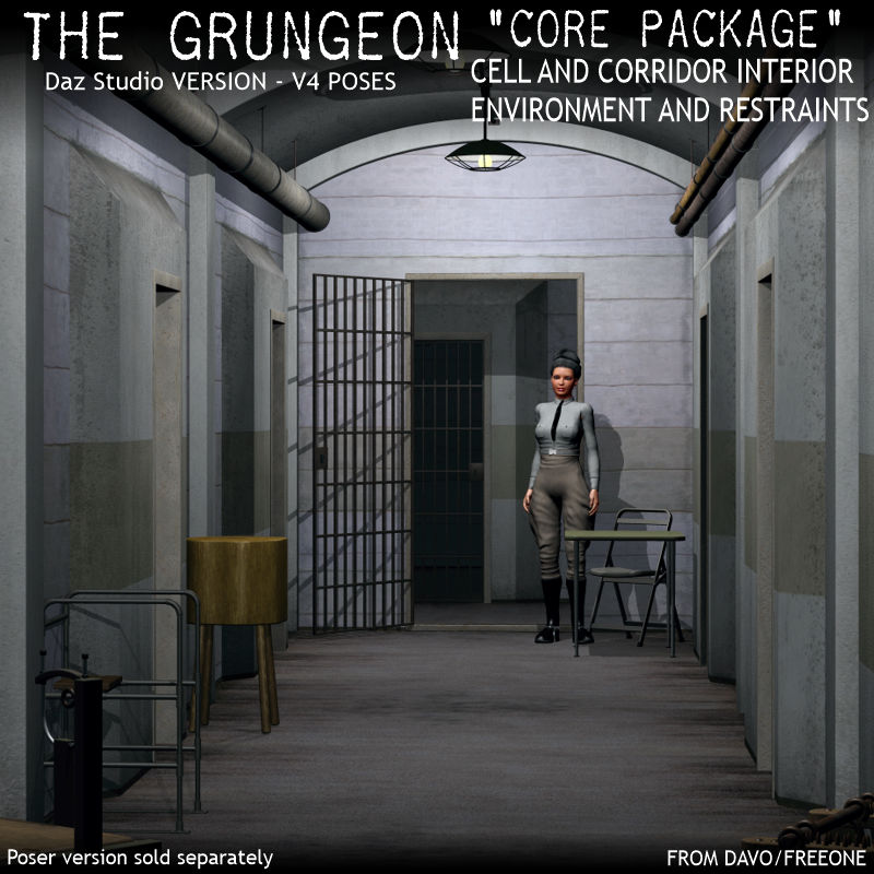 The Grungeon "Core Pack" For DazStudio