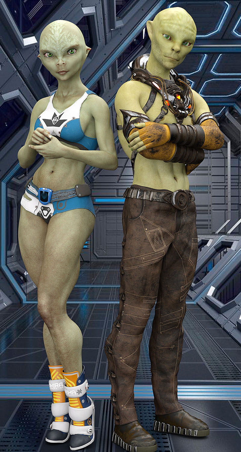 Talyn and Taron for Genesis 8 Male and Female