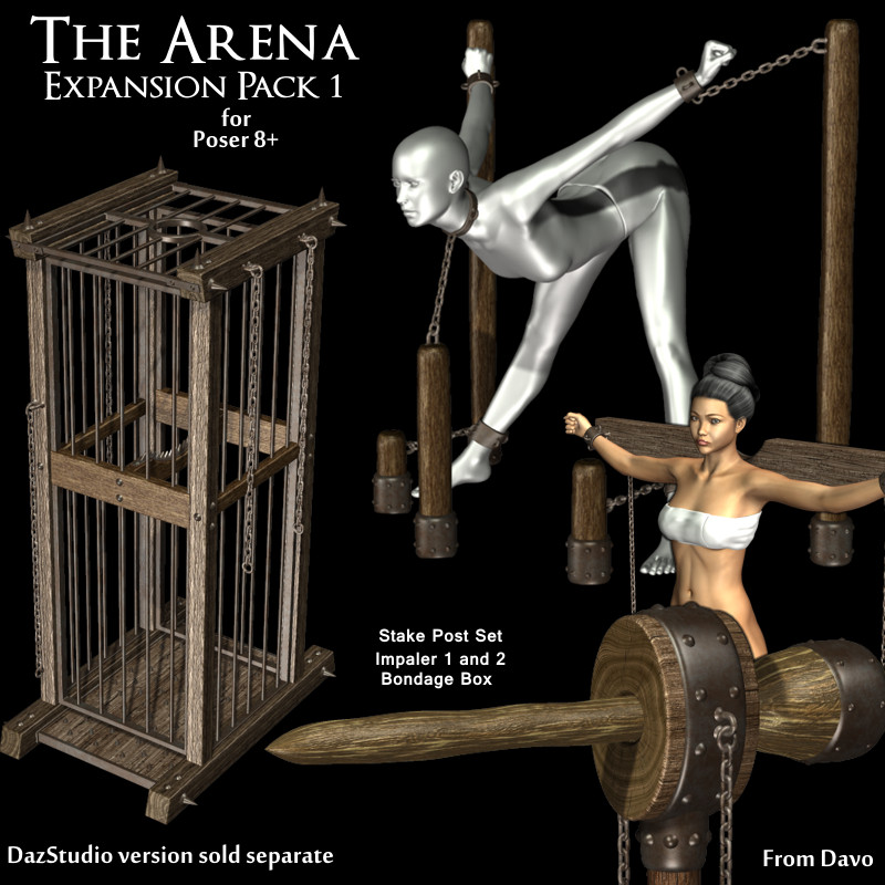 Arena Expansion Pack 1 for Poser 8+