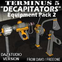 Terminus 5 Decapitators "Equipment Pack 2" For DazStudio